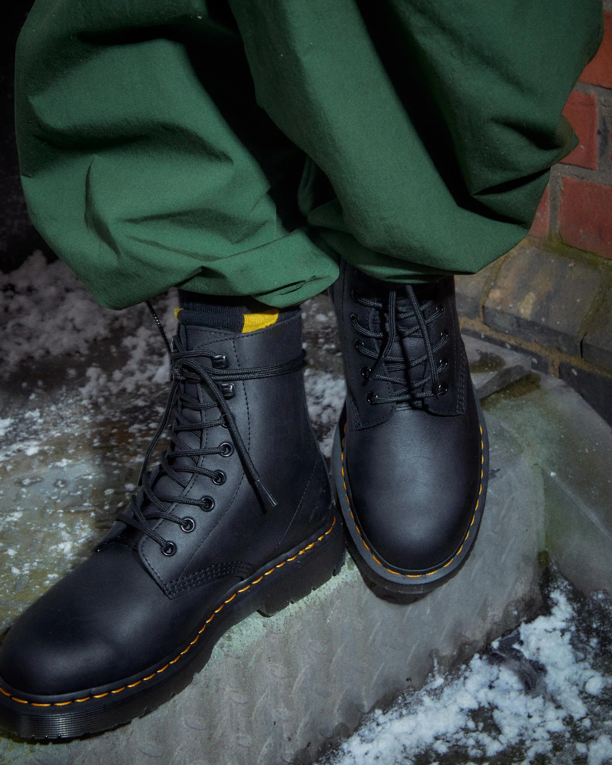 Botas 1460 Pascal de piel con forro 